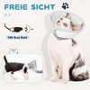 Supet Soft Cat Cone Collar, Air Fabric Cat Recovery Cone