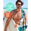 VENTURE 4TH Microfiber Beach Towel: Quick-Dry, Compact, Sand-Free, Absorbent, Sandproof