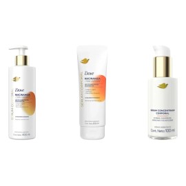 Kit Dove: Sérum Corporal Con Niacinamida Reduce Manchas + Sérum Corporal 200ml + Sérum Estrías 100ml