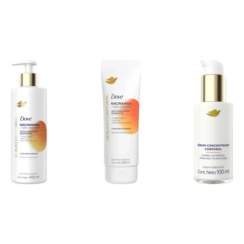 Kit Dove: Sérum Corporal Con Niacinamida Reduce Manchas + Sérum