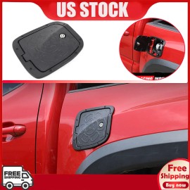 carpart2021 Flower Door Fuel Tank Cover W/ Lock Gas Cap Tank Trim For Toyota Tacoma 16-23 US