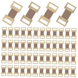 Veemoon 50piezas Clip Elástico De Metal Unidades Para Vendajes De Tipos Cierres Metal Resistentes
