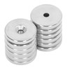 12 Pcs Neodymium Magnet 30x5mm Heavy Duty Strong Magnetism Round