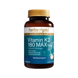 Herbs of Gold Vitamin K2 180 MAX 60 Capsules