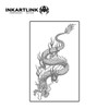 INKARTLINK Tattoo Tech, 2 Sheets Large Semi Permanent Tattoo, Adult