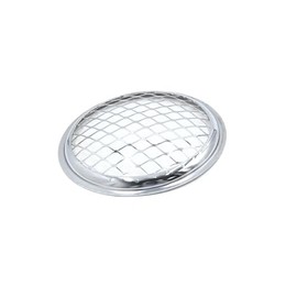 REPAIROCK 5.5 Inch Dia Chrome Metal Motorcycle Headlight Mesh Grill Protector Guard Cover Auto Replacement Parts