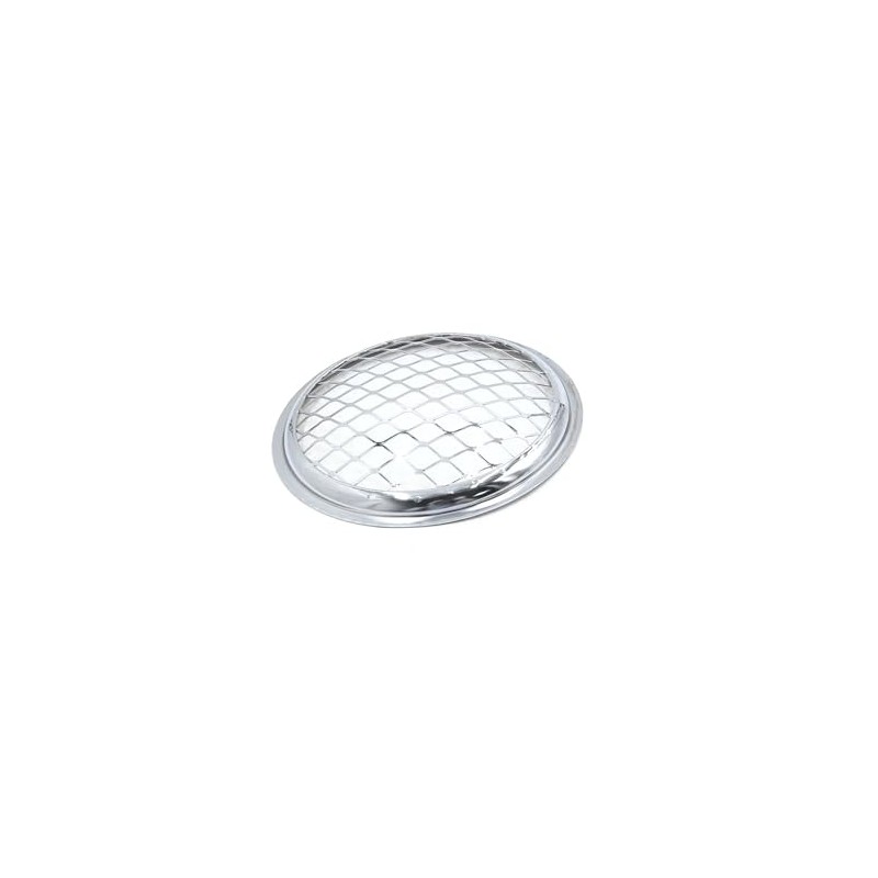REPAIROCK 5.5 Inch Dia Chrome Metal Motorcycle Headlight Mesh Grill