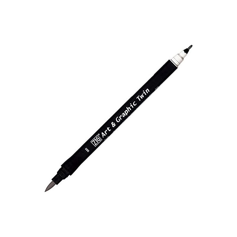 ZIG Art and Graphic Twin Tip Brush Marker Pen 080