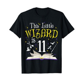 11th B-Day Magic Wizard 11 Year Old Birthday Matching Family T-Shirt