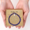 Geschenke für Frauen Zum 70 Geburtstag Lapislazuli Armband mit Sterling