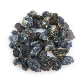 Natural Raw Rough Gemstone, Healing Chakra Stones, Wholesale Bulk, Birthstone, Energy DIY Craft Stone, Raw Crystals, Loose Gemstone Wire Wrapping, Jewelry Making Supply 50 Carat Lot (Iolite)