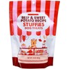 Trader J's Beef & Sweet Potatoe Recipe Stuffies Dog Treats 14oz/387g (Pack of 1)
