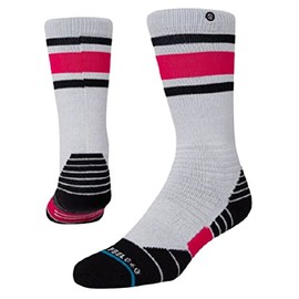 Stance Kids Boyd Snow Socks (Heather Grey, Large (Kids 3-5.5 / Men 3-5.5 / Women 5-7.5))