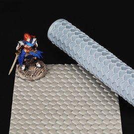 Terrain Texture Rollers Perfect for Professional Tabletop RPG Games as D&D(Dungeons and Dragons), and Many Other TTRPGs S412H Scales Texture