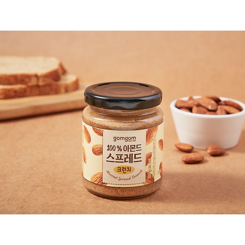 곰곰 100% 아몬드 스프레드 크런치, 200g, 1개 GomGom 100% Almond