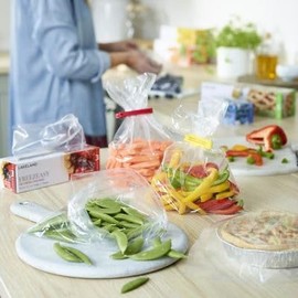 100 x Lakeland Freezeasy Freezer Bags - 28 x 41cm