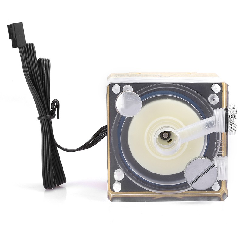 Water Cooling Pump Acrylic Aluminum Computer Accessory Heat Sink Mute