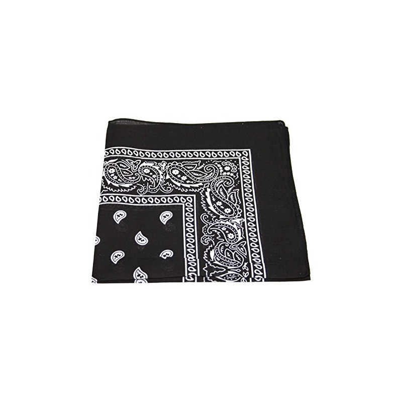 Men's/Women's Bandana Head or Neck Scarves Paisley Pattern 100% Cotton