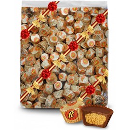 Resse's Peanut Butter Cups Candy, 2 Pound Bulk Bag (Approx. 85 pcs) – Individually Wrapped Mini Milk Chocolate & Peanut Butter Treats, Party Candy, Buffets, Holidays, and Gift Bags