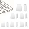 Waziaqoc 20Pcs Sink Rack Feet with 20Pcs Bumpers, Kitchen Sink