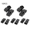 2 Pack IEC320 C14 Male to Nema 5-15R PDU USA