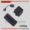 OCESTORE 2pcs OBD1 to OBD2 Diagnostic Tool Adapter Connector Cable