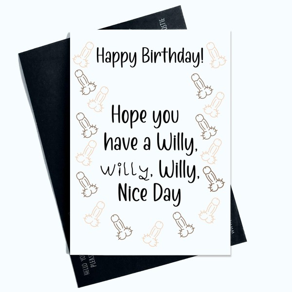 Peachy Antics Birthday Card Funny Happy Birthday Hope You Have