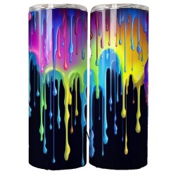 Handmade DRIPPING PAINT 20oz TUMBLER
