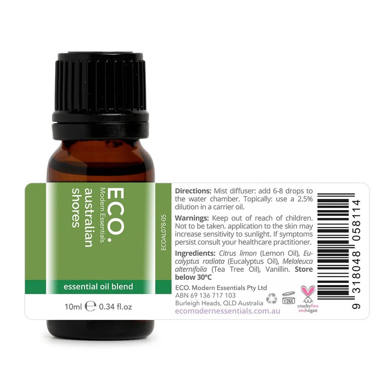 ECO. Modern Essentials Australian Shores Essential Oil Blend, 10ml