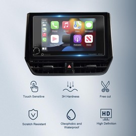 BIBIBO Premium Navigationsfolie für Toyota Corolla Hybrid/Hatchback 2022 2023, 8" PET Bildschirmschutz Auto, Toyota Corolla Kratzfeste Display Schutzfolie, Displayschutzfolien (2 Stücke)