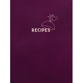 RECIPES: Recipe Book to Write in Your Own Recipes, Cherry Pink: 160 Pages | Personal Blank Cookbook | 8.25" x 11" | Gift Ideas for Birthdays, Mother’s ... Weddings, Bridal Showers, and Christmas.