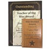 Education Award Plaque – Custom Teacher, Student, or Faculty Recognition