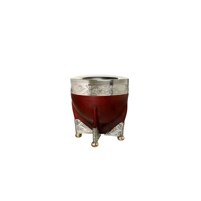 Gourd Imperial Mate Cup, lined with Argentinian Leather and Double