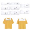 Newartsky T-Shirt Ruler Guide, Improve Thicken 8 Pack T-Shirt Alignment