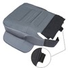 labwork Driver Side Bottom Cloth Seat Cover Gray Replacement for