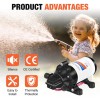YOUNGTREE Water Diaphragm Pump 12 Volt DC 3.5 GPM 45PSI,