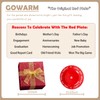 GOWARM You Are Special Today Red Plate – 10.6" Ceramic