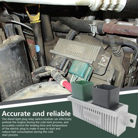 Xspeedonline Upgraded 904-282 Diesel Glow Plug Control Relay Module Glow Plug Switch DY-876 Replacement for 1999-2010 Ford F250 F350 Super Duty E350 Excursion 6.0L 7.3L 6.4L YC3Z12B533AA