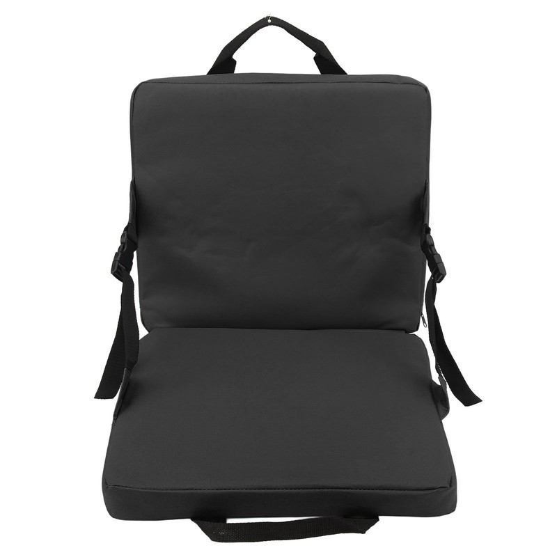 Outdoor Foldable Chair with Backrest Soft Sponge Cushion Back Chair