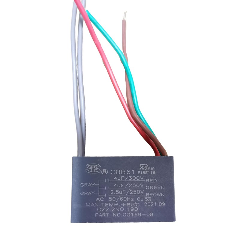 Ceiling Fan Capacitor CBB61 4.5+6+5UF 4.5+6+6UF 5+5+5UF 4+4+2.5UF 4+5+6UF 5