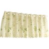 Arie Cafe Curtain Linen Herb, 55.1 x 17.7 inches (140