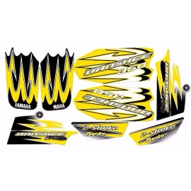 Yamaha banshee full graphics kit... THICK AND HIGH GLOSS