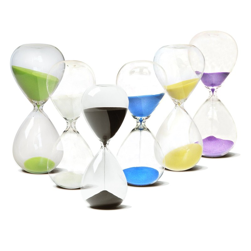 Hourglass, HoveBeaty Hand-Blown Sand Timer Set for Time Management 15