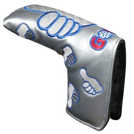 Scotty Cameron Odyssey Compatible Putter Cover with GoodJob Embroidery, Silver