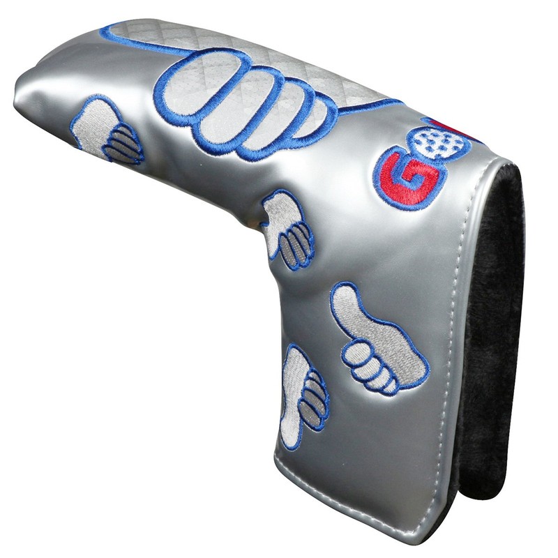 Scotty Cameron Odyssey Compatible Putter Cover with GoodJob Embroidery, Silver