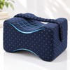 Memory Foam Knee Pillow for Side Sleepers – Adjustable Strap