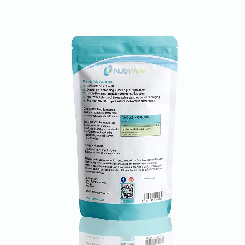 Probiotic 6 Billion CFU Lactobacillus Acidophilus Supplements Perfect For Bacteria