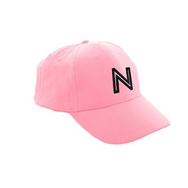 MFAZ Morefaz Ltd Baseball Cap Pink Boy Girl Children A-Z Letter Black Summer Sun Hat Protection Child Kids Hat Sport (N)