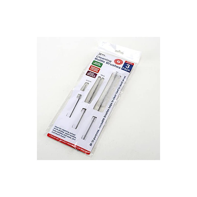 [3PCE]Xtra Kleen Bottle Cleaning Brush, Effortlessly Clean Your Bottles, Keep