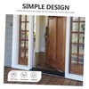 Tofficu 2pcs Silent Door Stopper Wedge Anti-Skid Half-Circle Design Plastic